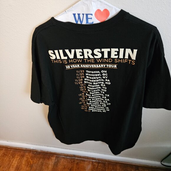 Silverstein This Is How The Windshifts 10 year anniversary tour tee - Picture 3 of 3